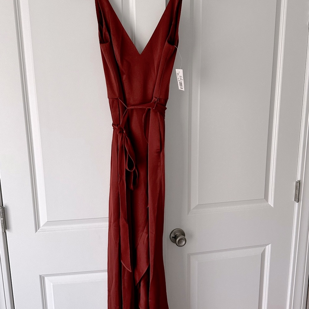 NEW with tags Bridesmaids dress. (Color Cinnamon) Size 6
